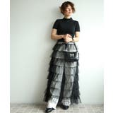 ボリュームティアードシアーチュールスカート | aimoha  | 詳細画像7 