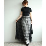 ボリュームティアードシアーチュールスカート | aimoha  | 詳細画像4 