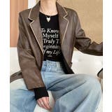 パイピングPUレザージャケット | aimoha  | 詳細画像14 