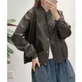 カーキ | PUマットボマージャケット | aimoha