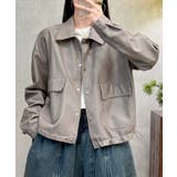 グレー | クラシックカラーデザインPUレザージャケット | aimoha 