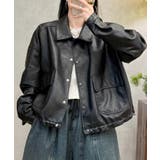 クラシックカラーデザインPUレザージャケット | aimoha  | 詳細画像9 