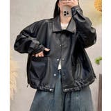 クラシックカラーデザインPUレザージャケット | aimoha  | 詳細画像10 