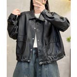 クラシックカラーデザインPUレザージャケット | aimoha  | 詳細画像11 