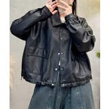 クラシックカラーデザインPUレザージャケット | aimoha  | 詳細画像12 