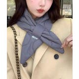 グレー | フェイクダウンマフラー【AW】 | aimoha