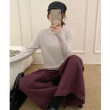 ライトグレー | ベーシックカラーニットセーター【AW】 | aimoha 