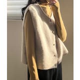フェミニンニットベスト | aimoha | 詳細画像38