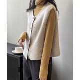 フェミニンニットベスト | aimoha | 詳細画像40