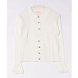 襟付きリブニットトップス | aimoha  | 詳細画像4 