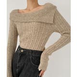 キャメル | 韓国風レトロニット【AW】 | aimoha 