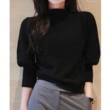 ブラック | モックネックニット【AW】 | aimoha 