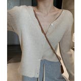 オフホワイト | 大人愛されフェミニンカーディガン | aimoha 