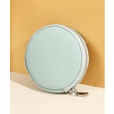 ライトブルー | 本革円形コインケース | aimoha
