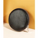ブラック | 本革円形コインケース | aimoha