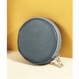 ネイビー | 本革円形コインケース | aimoha