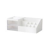 ホワイト | メイクボックス 大容量 コスメボックス | aimoha 