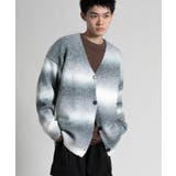 Gradient Striped Cardigan | aimoha men | 詳細画像11 