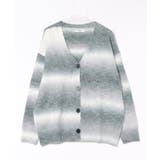 Gradient Striped Cardigan | aimoha men | 詳細画像12 