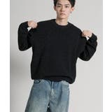 ブラック | Cozy Flecked Pullover | aimoha men