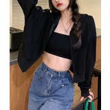 在庫限り シンプルショートパーカー 韓国ファッション | aimoha  | 詳細画像15 