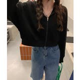 在庫限り シンプルショートパーカー 韓国ファッション | aimoha  | 詳細画像16 