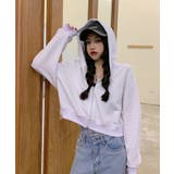 在庫限り シンプルショートパーカー 韓国ファッション | aimoha  | 詳細画像21 