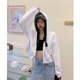 在庫限り シンプルショートパーカー 韓国ファッション | aimoha  | 詳細画像24 