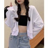 在庫限り シンプルショートパーカー 韓国ファッション | aimoha  | 詳細画像25 