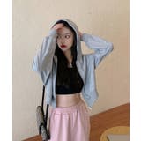 在庫限り シンプルショートパーカー 韓国ファッション | aimoha  | 詳細画像30 