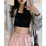 グレー | 在庫限り シンプルショートパーカー 韓国ファッション | aimoha 