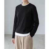 バイカラークルーネックニットプルオーバー | aimoha  | 詳細画像7 