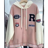 フード付きワッペンスタジャン | aimoha | 詳細画像3