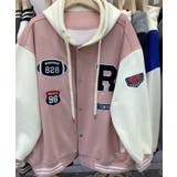 フード付きワッペンスタジャン | aimoha | 詳細画像4