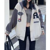 フード付きワッペンスタジャン | aimoha | 詳細画像7