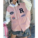 フード付きワッペンスタジャン | aimoha | 詳細画像1