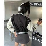 レタリング刺繍ブルゾン | aimoha | 詳細画像2