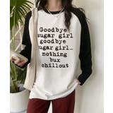 プリントラグラン長袖Tシャツ | aimoha  | 詳細画像4 