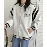 ロゴ刺繍デザインスタジャン | aimoha | 詳細画像19