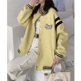 ロゴ刺繍デザインスタジャン | aimoha | 詳細画像9