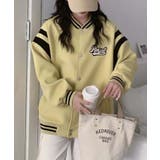 ロゴ刺繍デザインスタジャン | aimoha | 詳細画像12