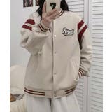 ロゴ刺繍デザインスタジャン | aimoha | 詳細画像17