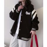 ロゴ刺繍デザインスタジャン | aimoha | 詳細画像25