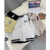 ロゴ刺繍デザインスタジャン | aimoha | 詳細画像23