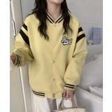 ロゴ刺繍デザインスタジャン | aimoha | 詳細画像7