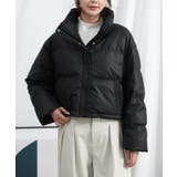 ブラック | 【Aimoha】大きなスタンドネックのダウンジャケット | aimoha