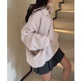 バッグ付きハーフジップパーカー | aimoha | 詳細画像13