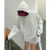 リボンプリントパーカー | aimoha  | 詳細画像10 