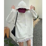 リボンプリントパーカー | aimoha  | 詳細画像11 