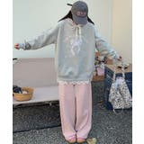 リボンプリントパーカー | aimoha  | 詳細画像17 